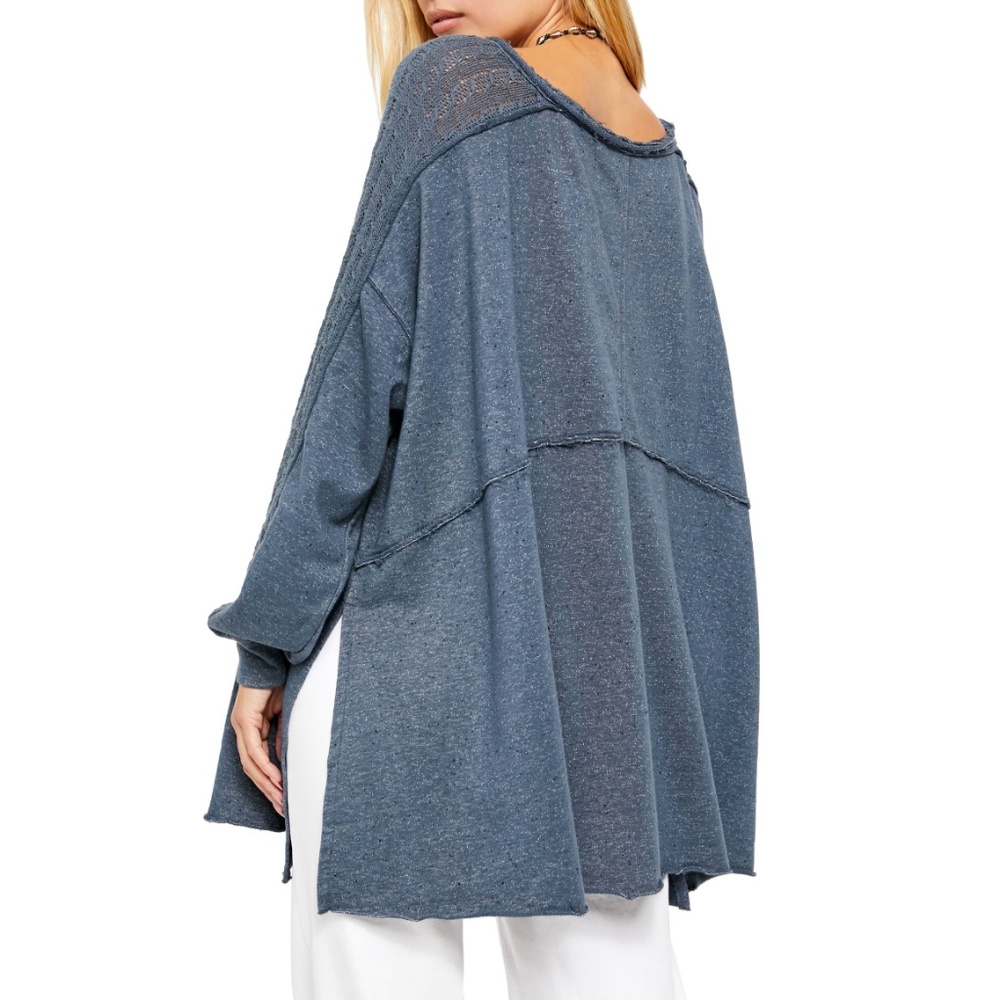 Free People My Girl Pullover Asymmetrical Sweater - Picture 6 of 8